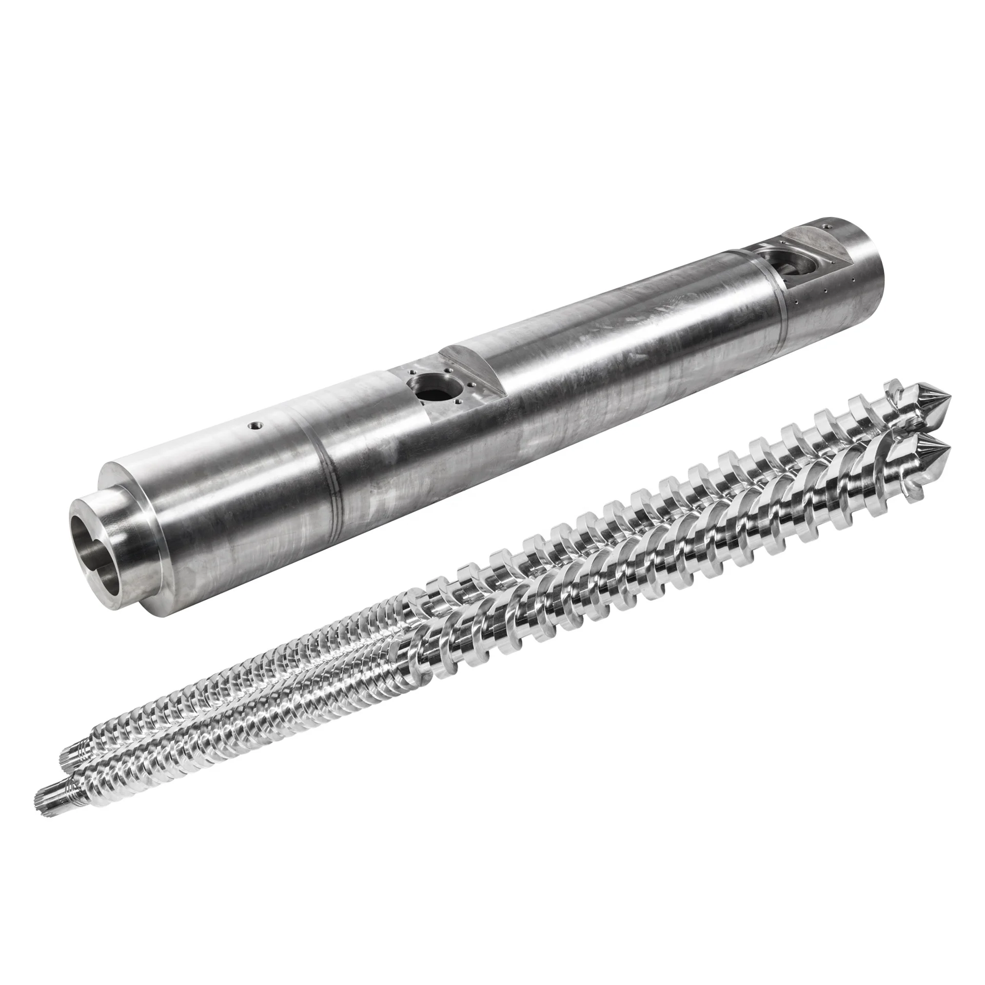 Tongda Injection Moulding Bimetallic Screw Barrel Conical Screw And Barrels Parallel Twin-screw Extruder