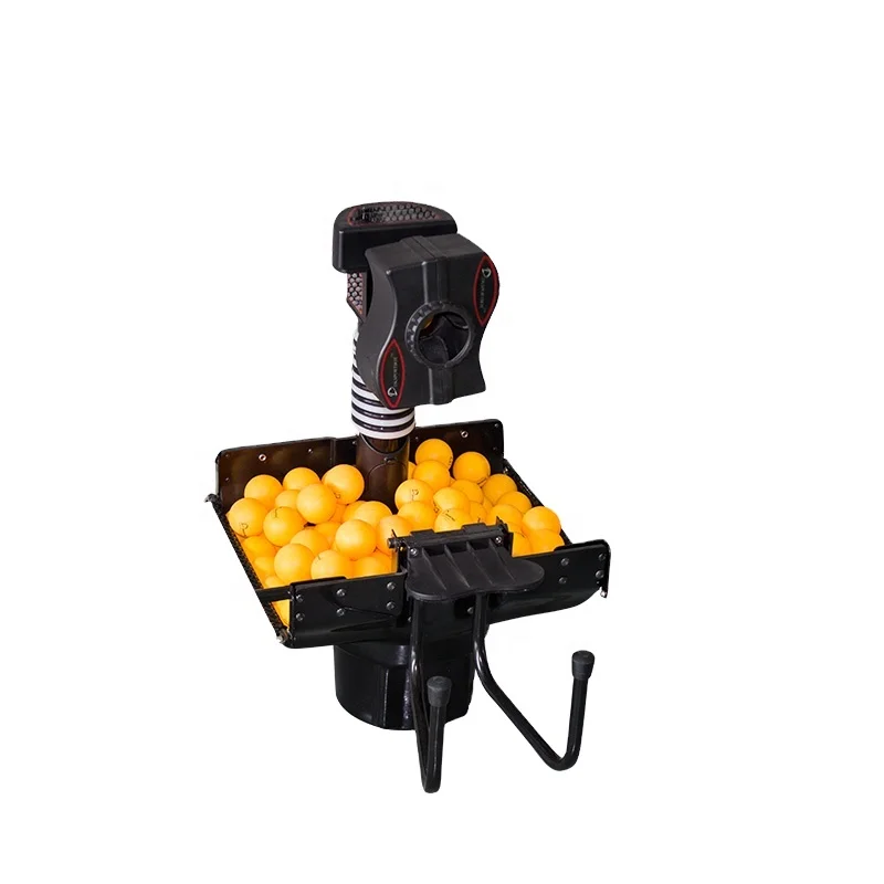 In stock auto full automatic ball machine for switch training  programmable robot for table tennis serving machine