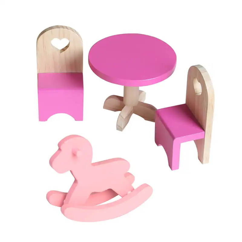 US drop shipping 3 days arrival wooden dollhouse miniature furniture