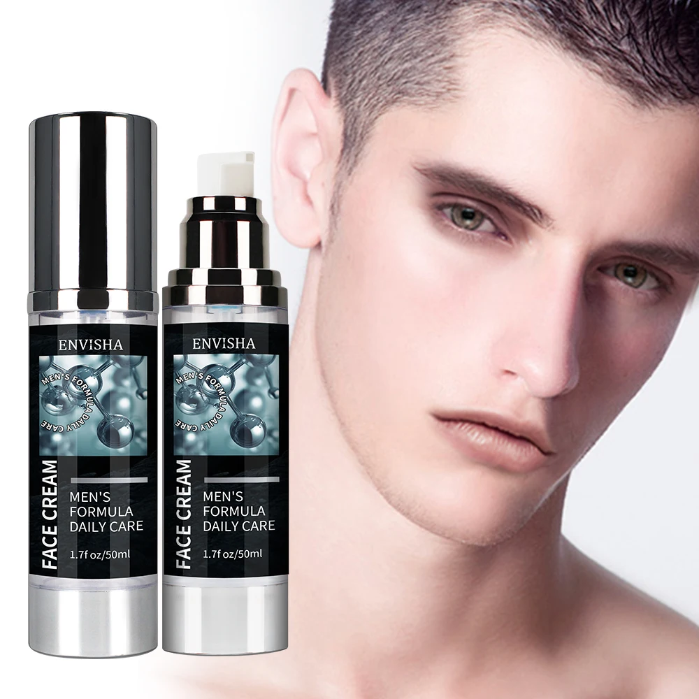 Private Label Herbal 50ml Men Moisturizer Repairing Face Cream Remove Wrinkle Nourishing Vitamin E Cream