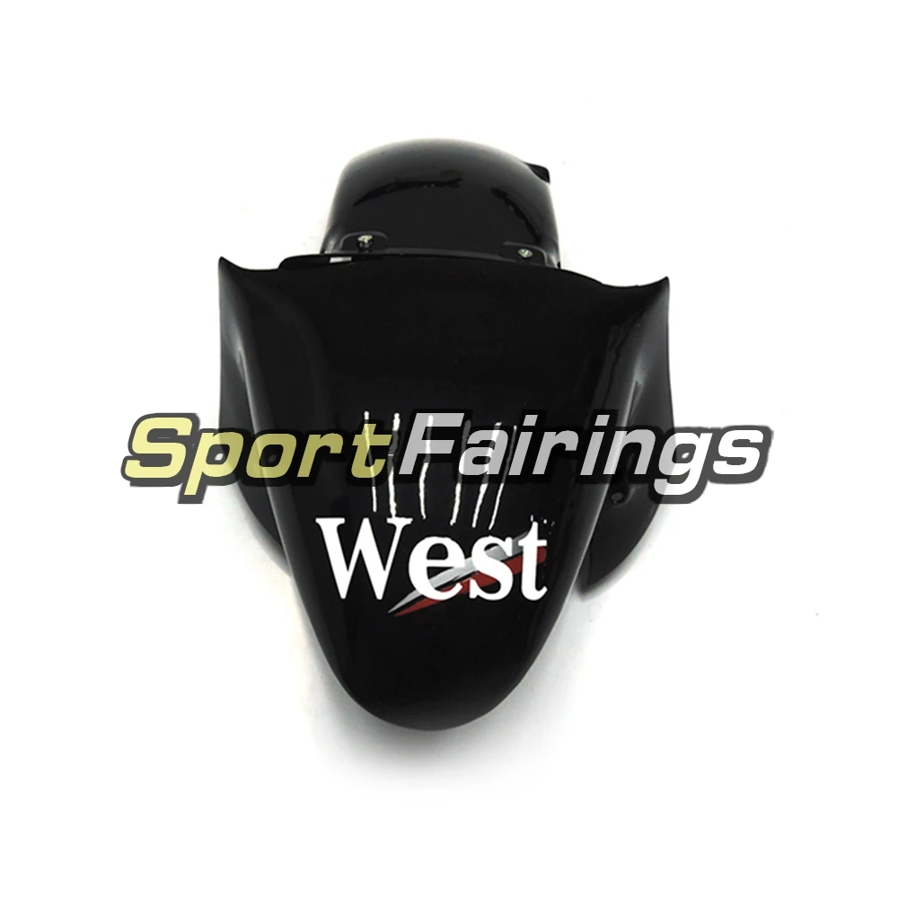  Sportbike полный комплект обтекателей подходит для Kawasaki ZX9R 1994 1995 1996 1997 ZX-9R 94-97 ABS пластик Кузов-Черный Белый ЗАПАД