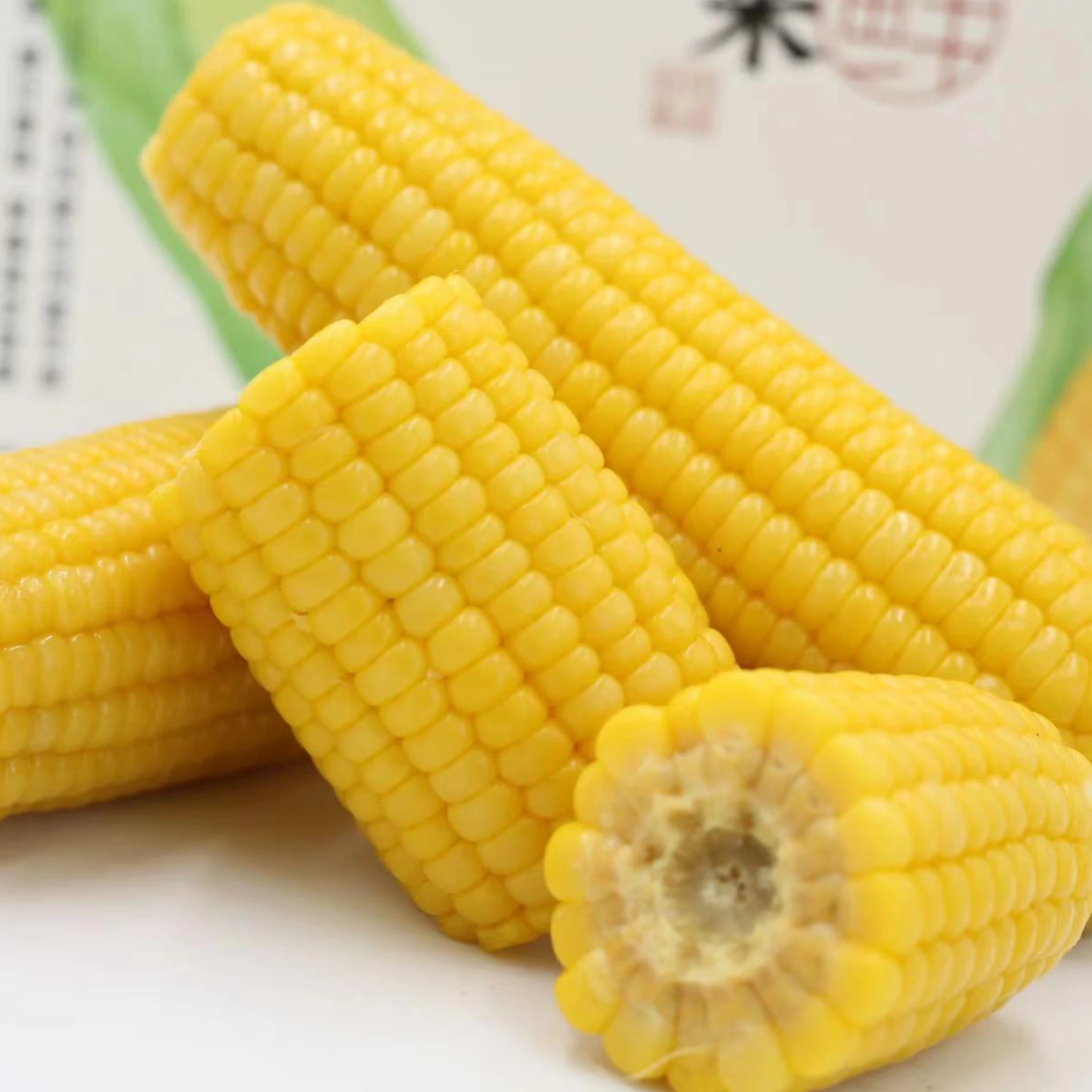No GMO Fresh Style Corn in Vacuum Bag for Freshness Ready to Eat maize