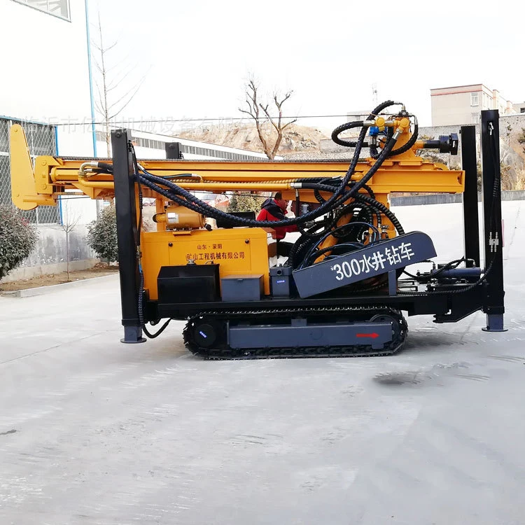 280Meter Big hole diameter easy operation air bore hole water well drill rig