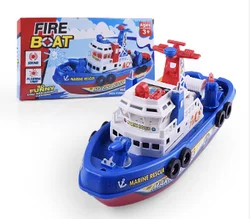 Игрушка для ванны, лодка, бассейн, пожарная лодка, морской корабль, модель, игрушка для ванны, набор летних игрушек, подарок на день рождения, Рождество для мальчиков и девочек