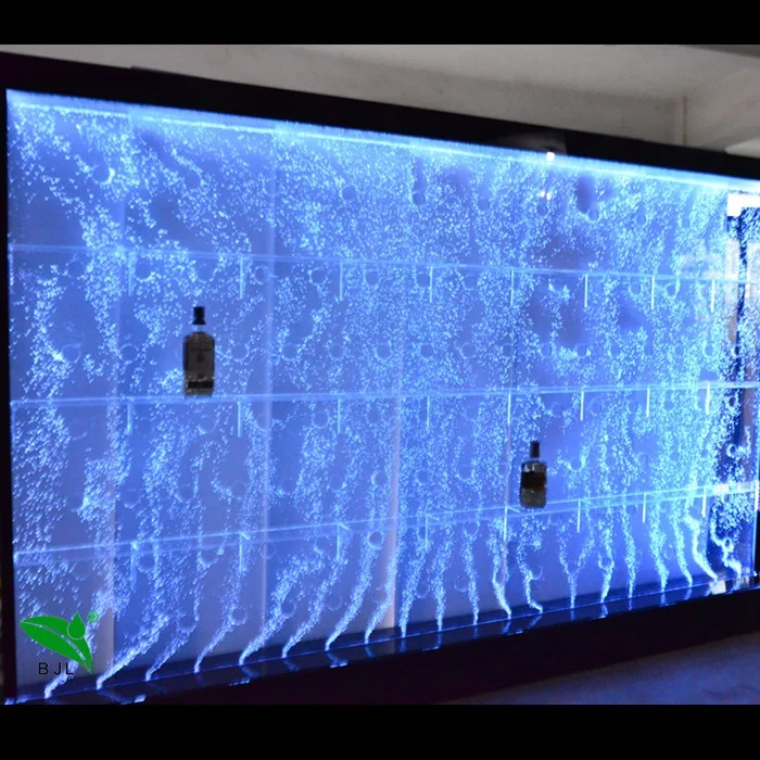 
Modern Design Color Changing Home Acrylic Bubble Wall LED Bar Cabinet 