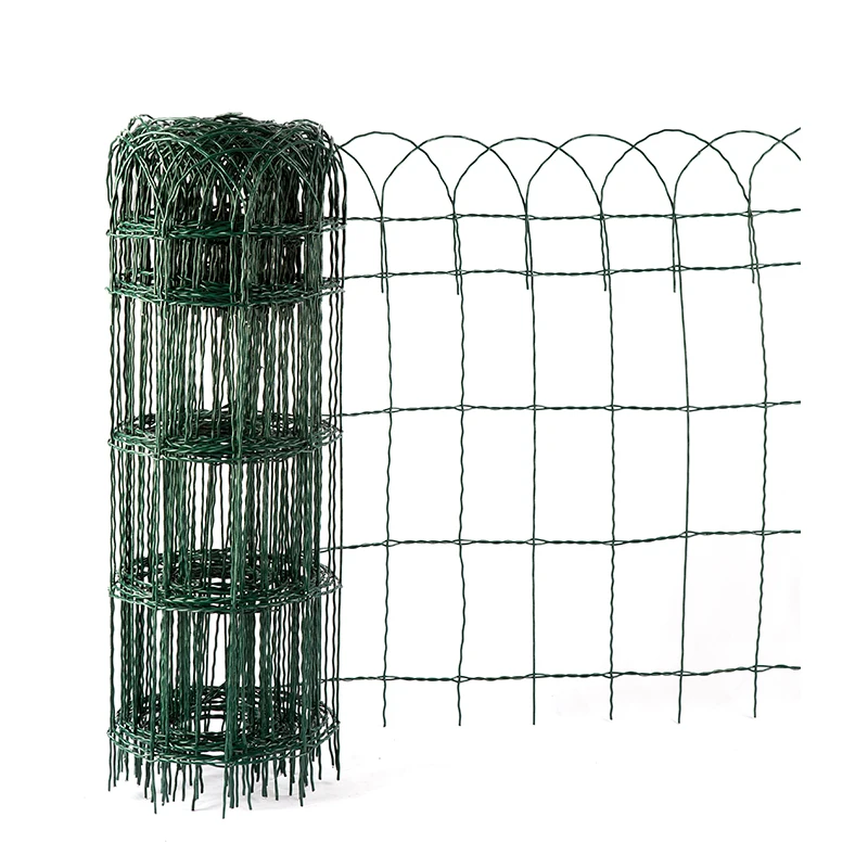 Garden decoration  flower beds Galvanized green fencing net iron wire mesh garden fence Border Fence