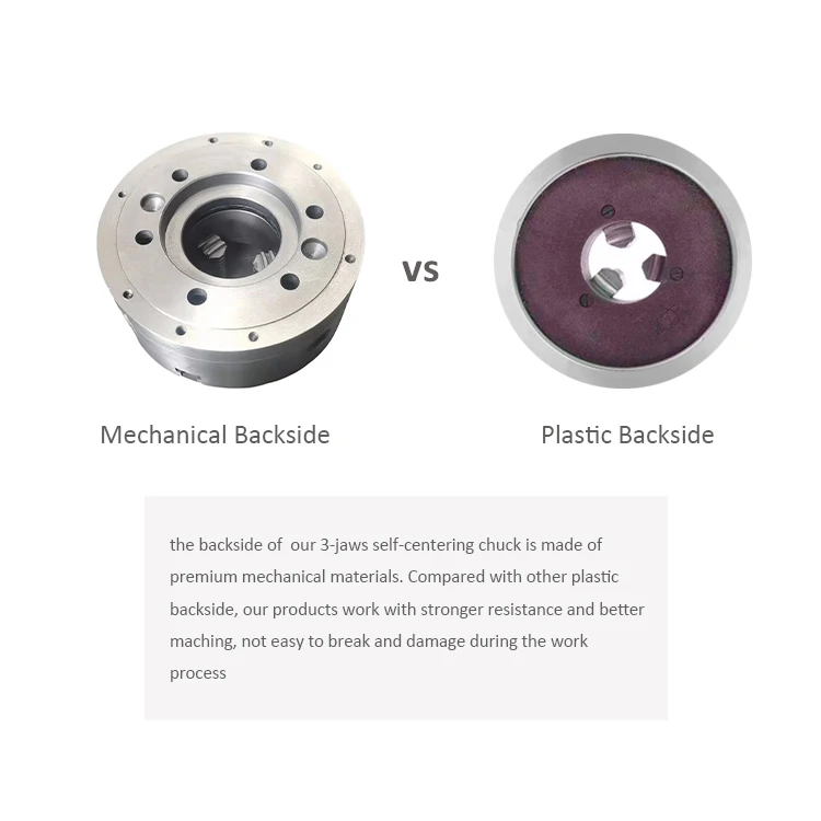 WISDOM Tool Lathe Machine Attachment Four Jaws Chucks Stainless Steel Replaceable Independent Chuck