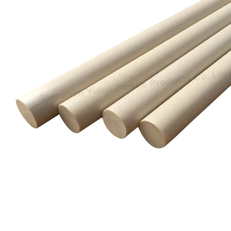 Пластиковые круглые стержни Virgin PEEK от китайского производителя, пластиковые стержни PEEK