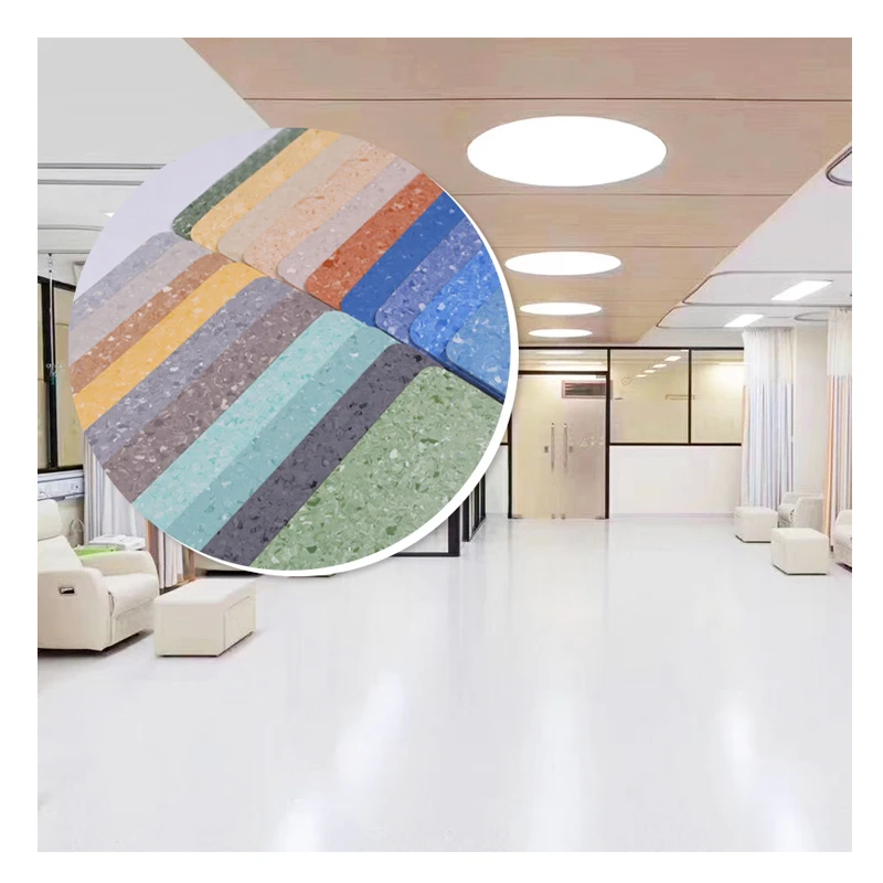 2*20m homogeneous conductive pvc floor anti static ESD flooring