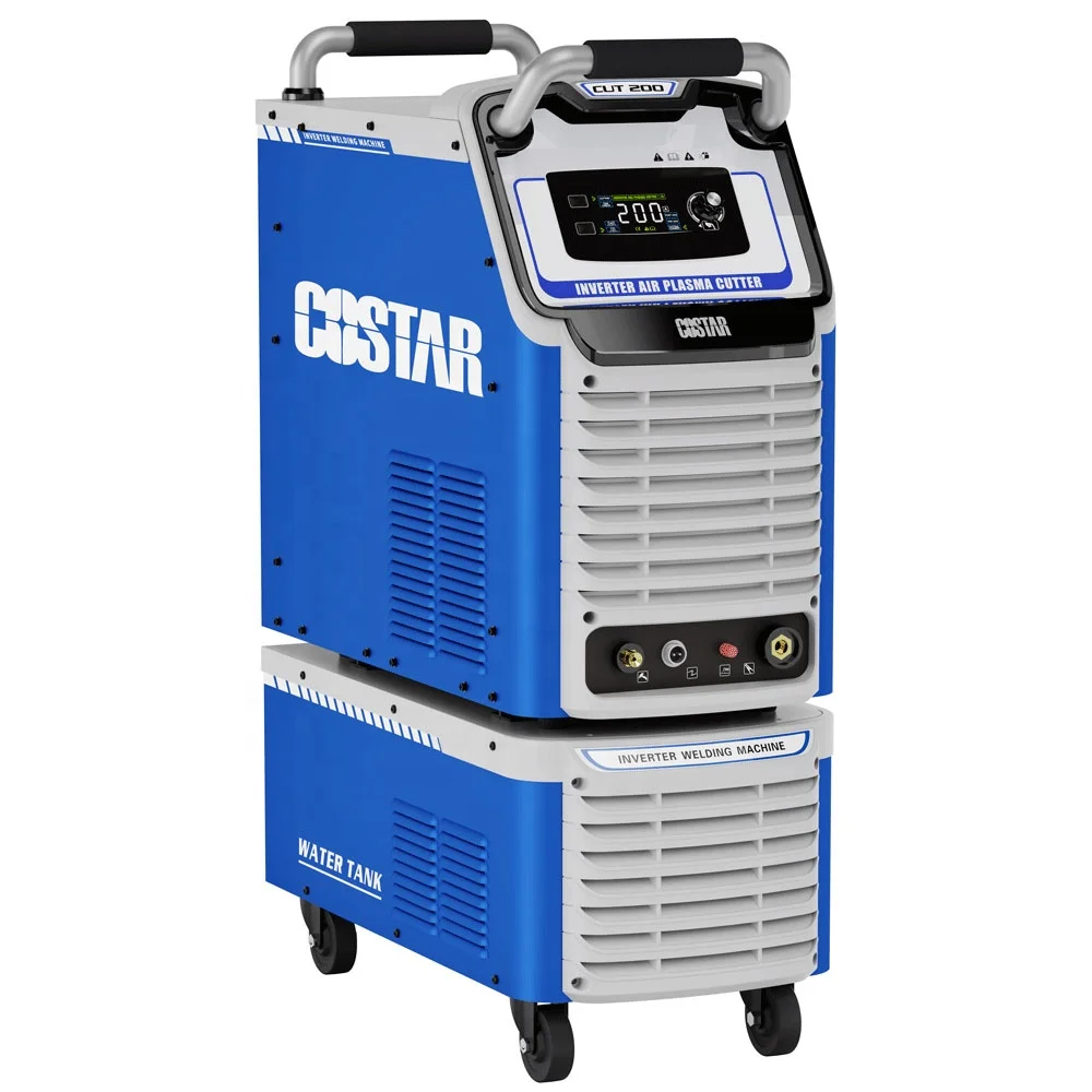 CUT 200 IGBTINDUSTRIAL Digital professional AIR PLASMA smooth cutting surface air plasma cutting machine in air compressor