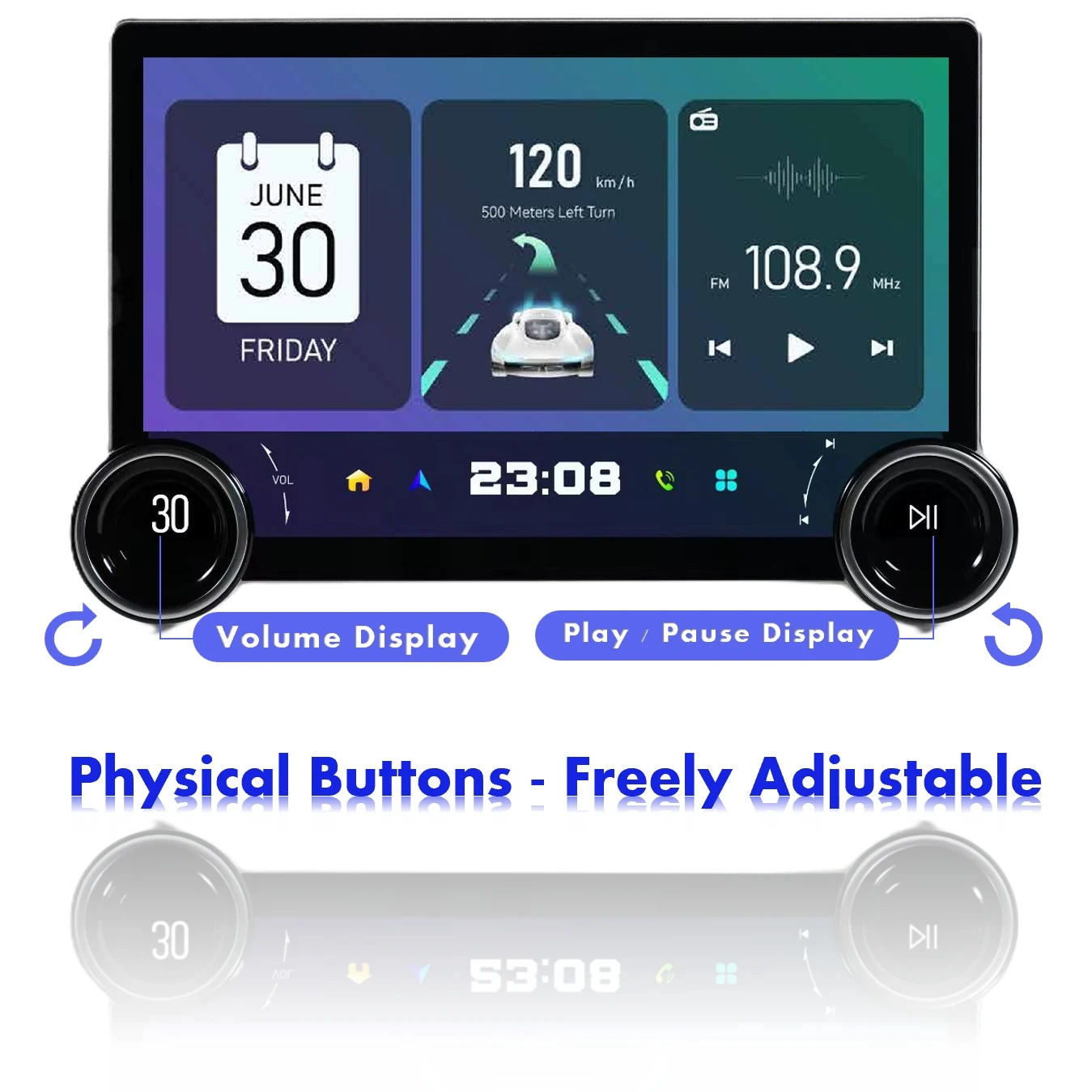 Zmecar Android Car TV Diamond Car Radio 11.8/10.1 Inch QLED Diamond 2k BT FM WIFI DSP OBD Car Multimedia Navigation Audio Player