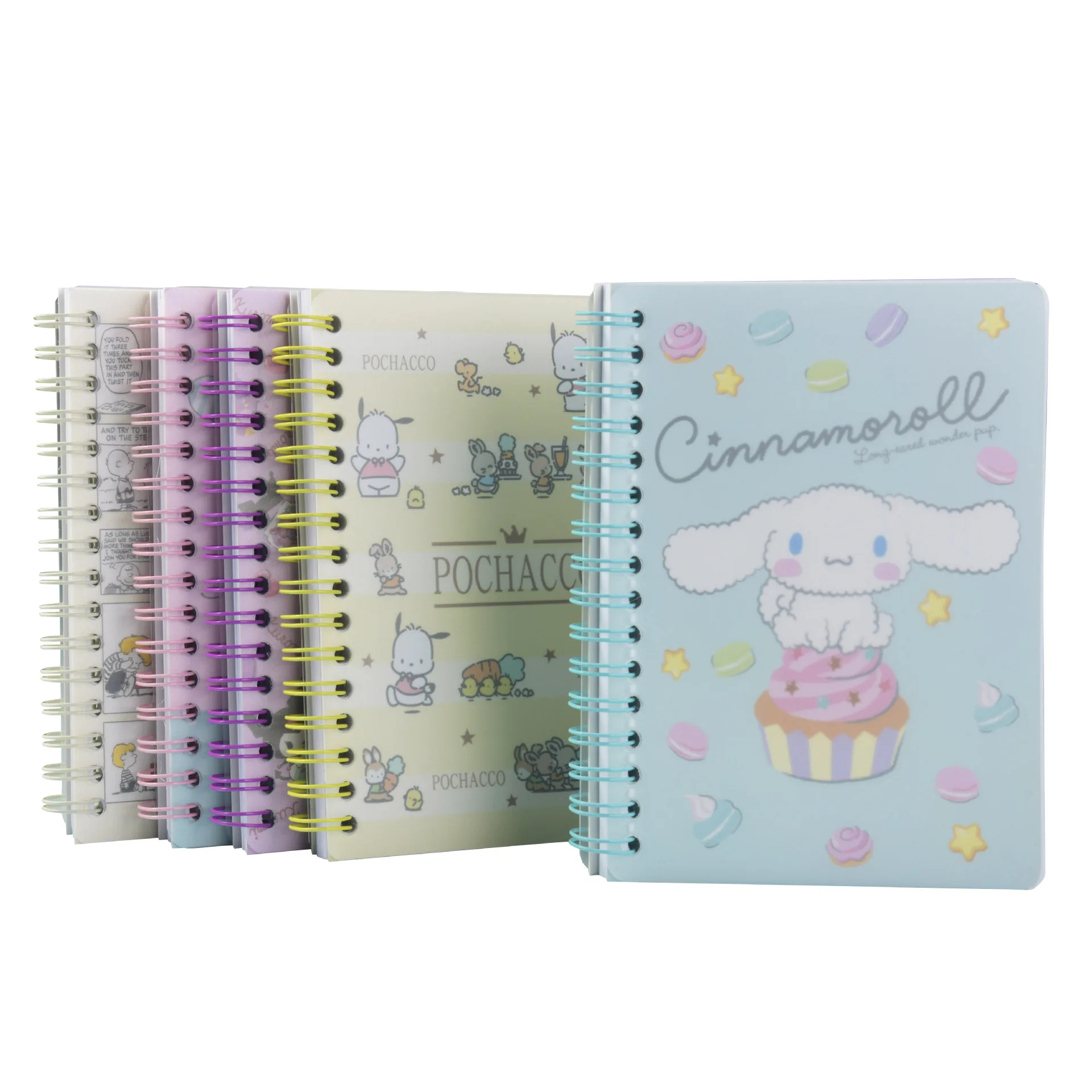 2025 New Arrival School Student Stationery A6 Spiral Notebook Wholesale Small Portable Cute Diary Journal Notebook