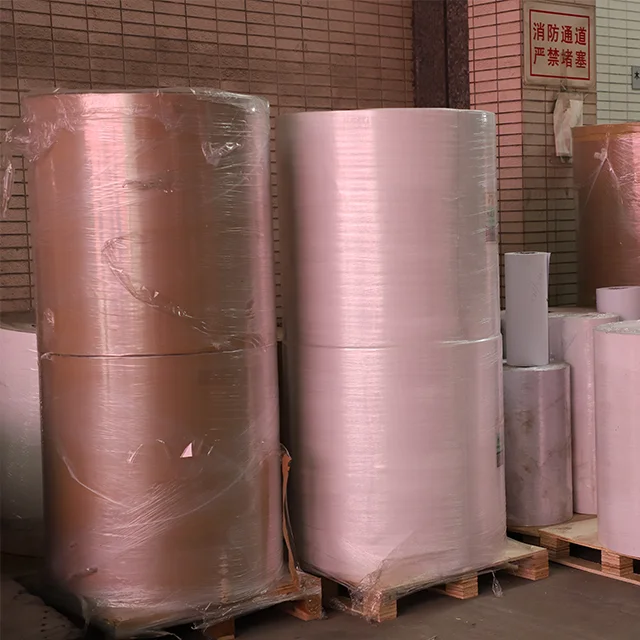 Mother Size Direct Thermal Eco Self-Adhesive Label Jumbo Rolls Adhesive Thermal Paper