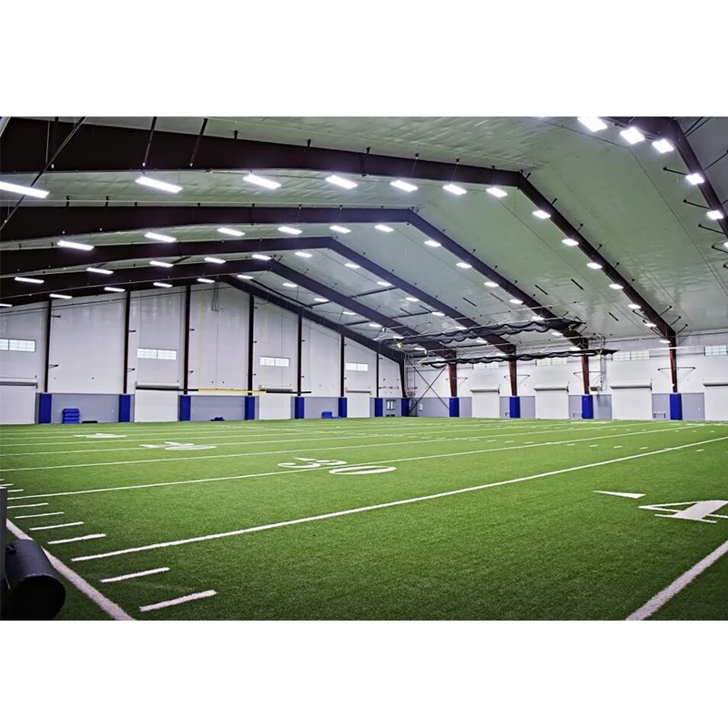 Safe reliable efficient steel structure frame football field football stadium
