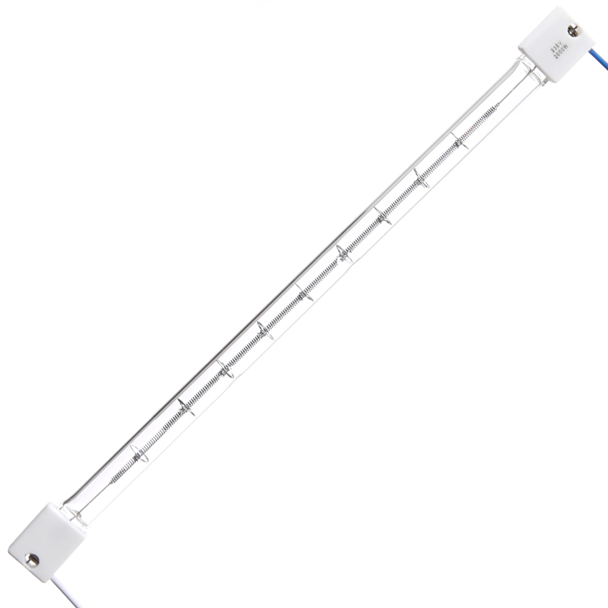 Manufacturer Wholesale 1500w Industrial Infrared Heat Lamp 2000w Shortwave Infrared Lamp 1000w Quartz Glass Halogen Lamp 500w