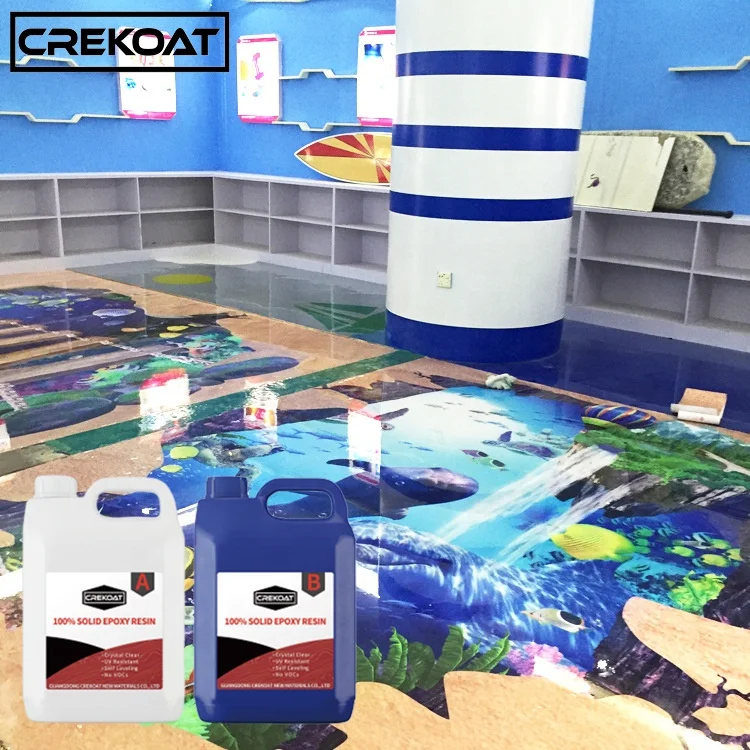 Innovation Hot Selling Product 2020 Floor Paint Epoxy Coating Strong Adhesion Epoxy Paint Floor Epoxy Resin Floor 3D