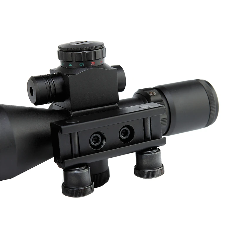 Factory Compact Scope 2.5-10x40E Red&Green Illuminated Scope With Red Sight Scope