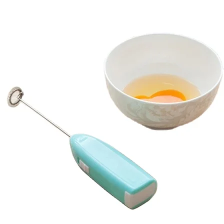 Kitchen Electric Eggbeater Cosmetics Blender Automatic Mini Coffee  Bubbler electric plastic egg tools Customized logo