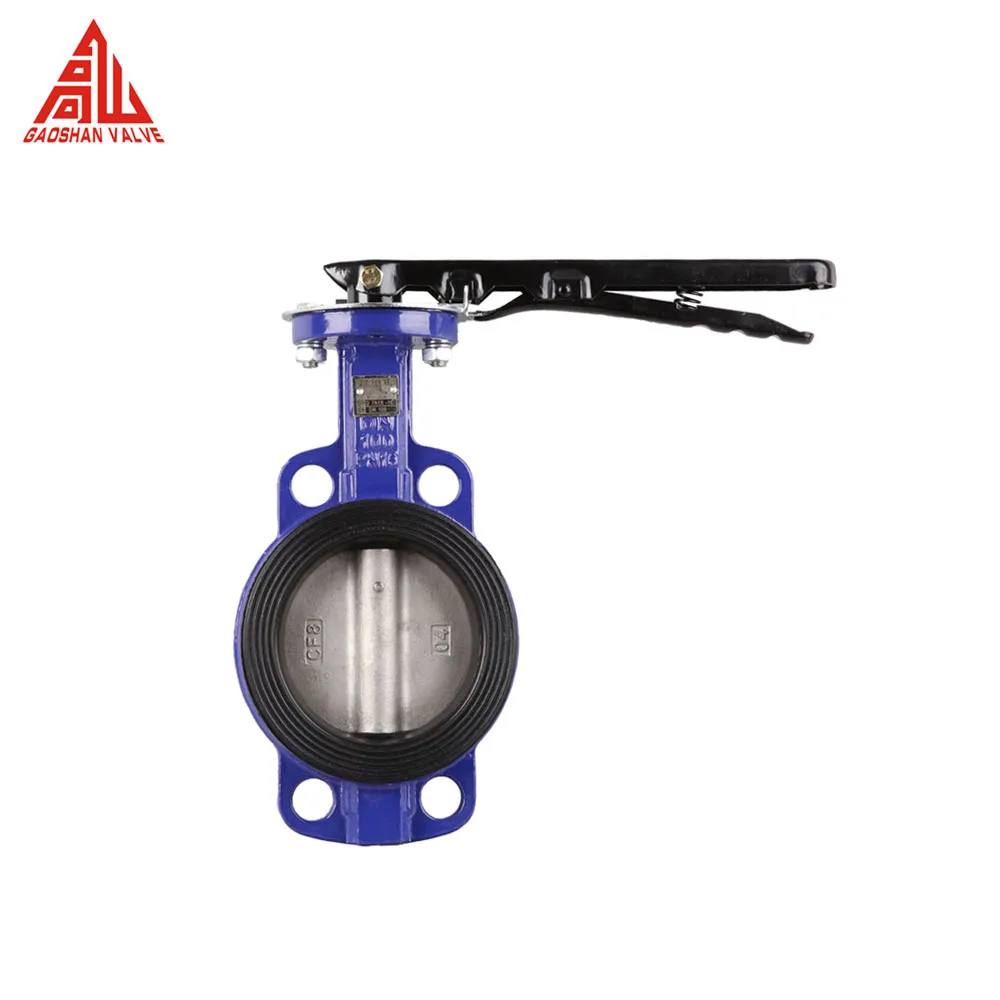 Butterfly Valve Rubber Seat Flange Wafer 4 Inch Extension Stem Butterfly Valve
