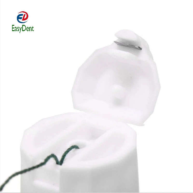 Стоматологический для удаления десны одноразовые вязаный хлопковый Детский свитер из Стоматологическая зубная нить 275 см 10 шт./лот