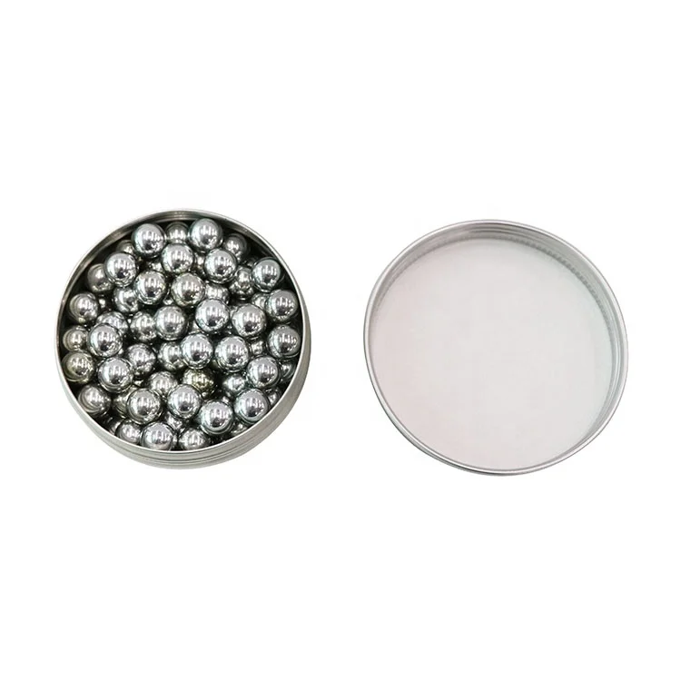 3/8-inch Steel Slingshot Ammo Pack of 100 Count per Aluminum Box