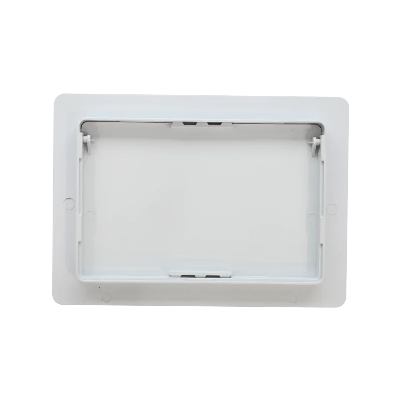 Plastic Access Panel for Drywall Ceiling 6 x 9 Inch Reinforced Plumbing Wall Access Doors Removable Hinged White