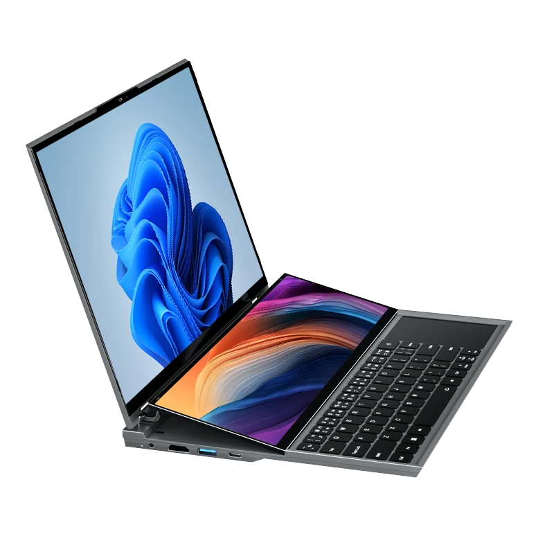 16 inch Dual Screen Laptop Win11 Pro  Pro  Intel i7 KOOFORWAY 2024 china factory cheap high cost-effective