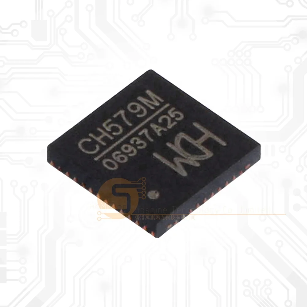 Чип Ch579m Qfn48 Bluetooth беспроводной Ble Ethernet Arm M0 заменяет Stm32