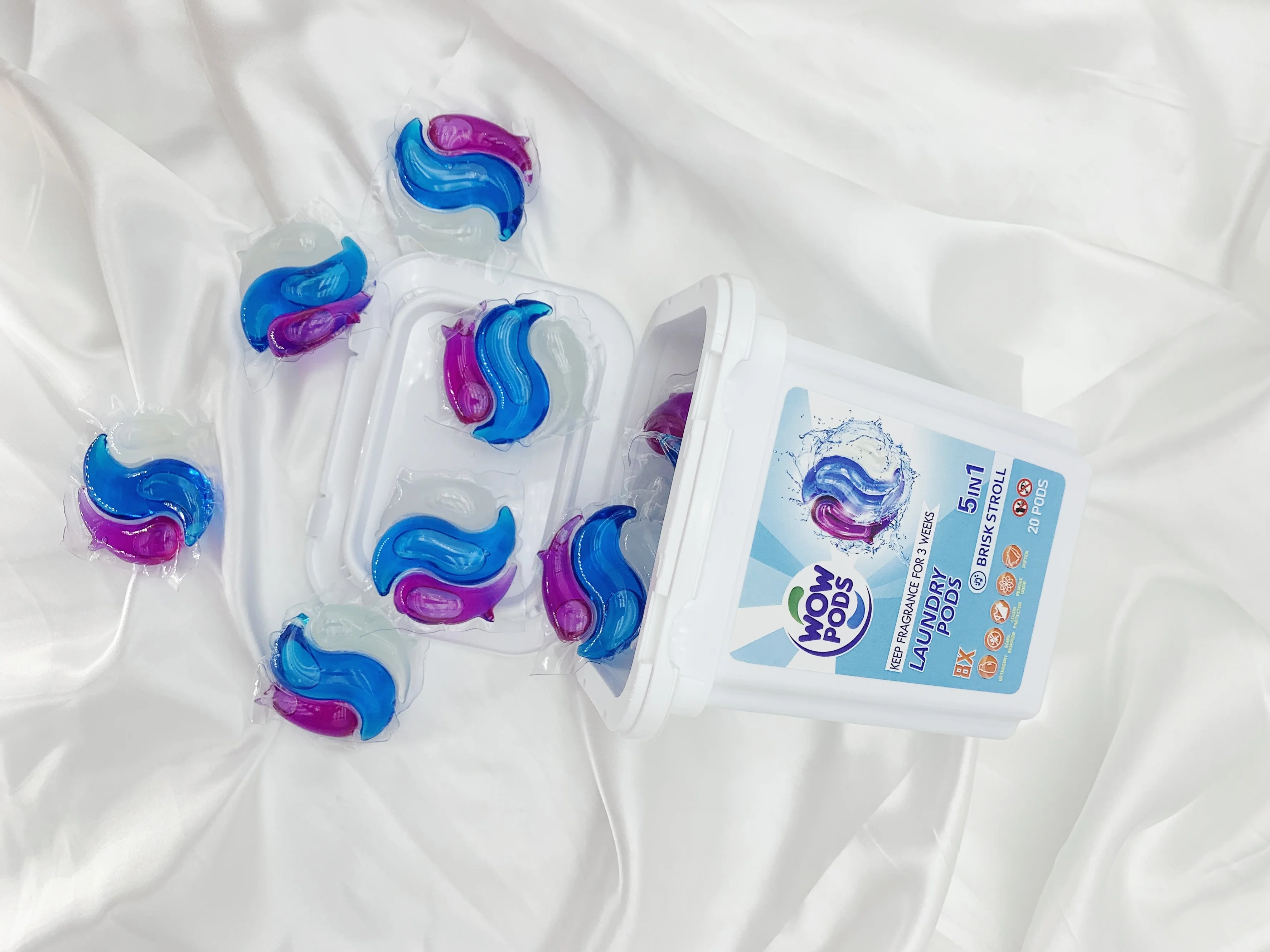 All-in-1 PODS Washing Liquid Laundry Detergent Tablets Capsules Original Brilliant Cleaning