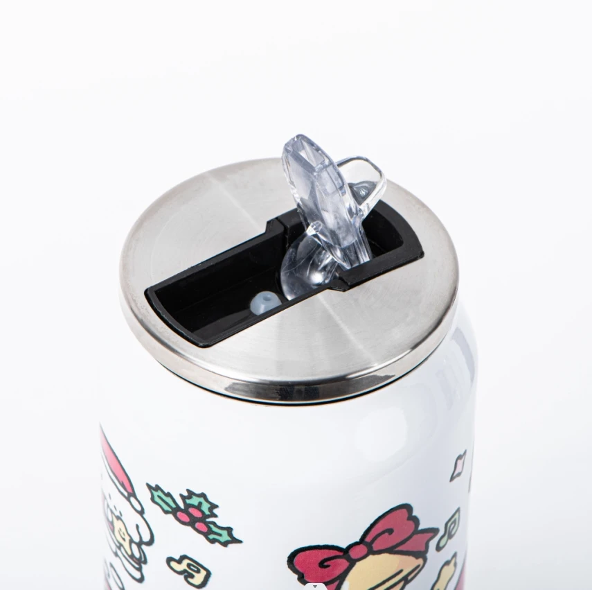 Factory Wholesale 12 OZ cola can custom design coffee tumbler vacuum stainless steel cup