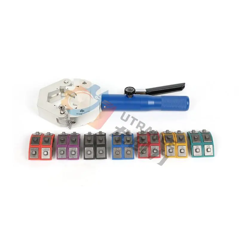 Hydraulic Crimping Tool Manual A/c Portable Pipe Crimping Machine Hand Car Air Conditioning Hose Press handheld tool
