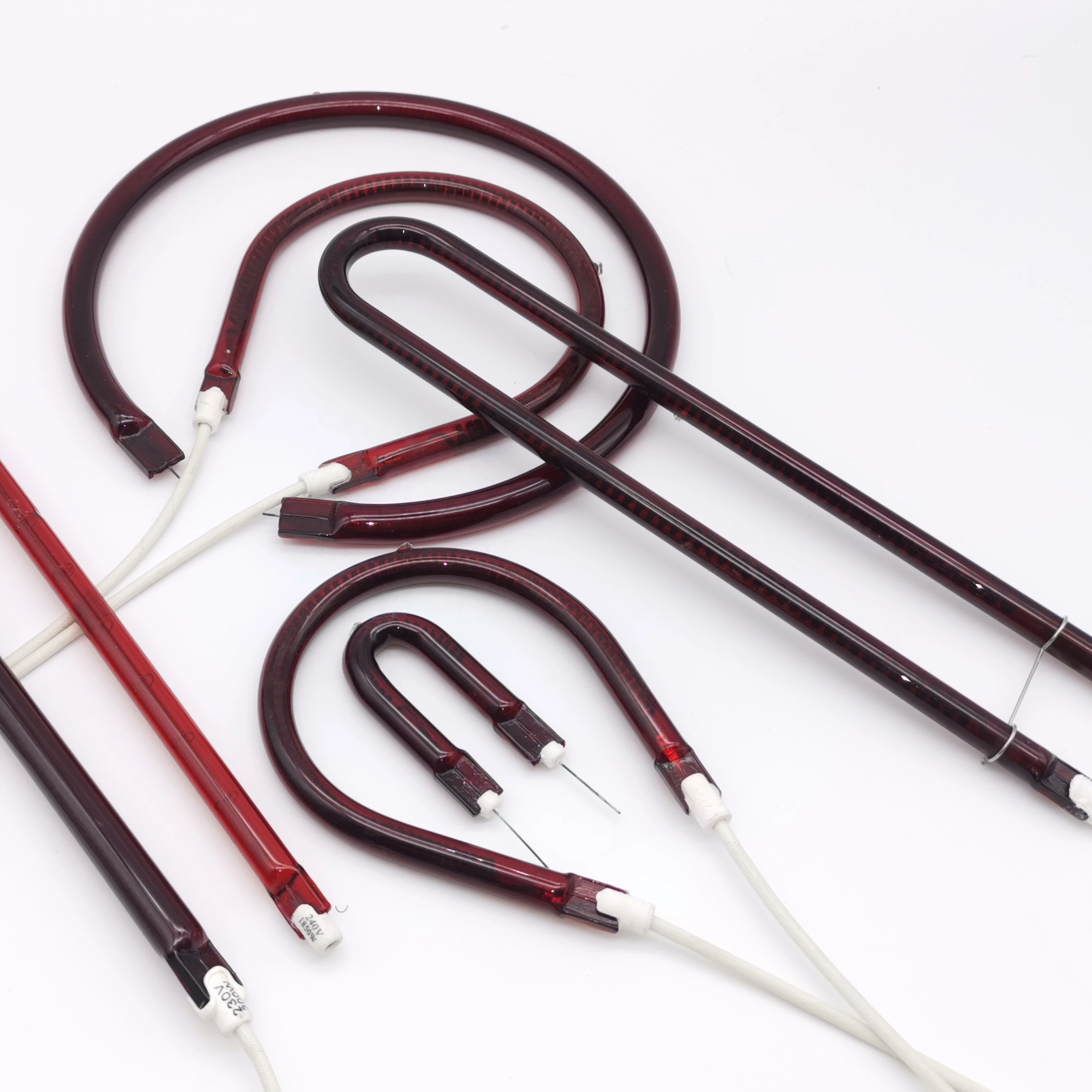 
200 Вт красная ик галогенная кварцевая трубка нагревательная лампа 