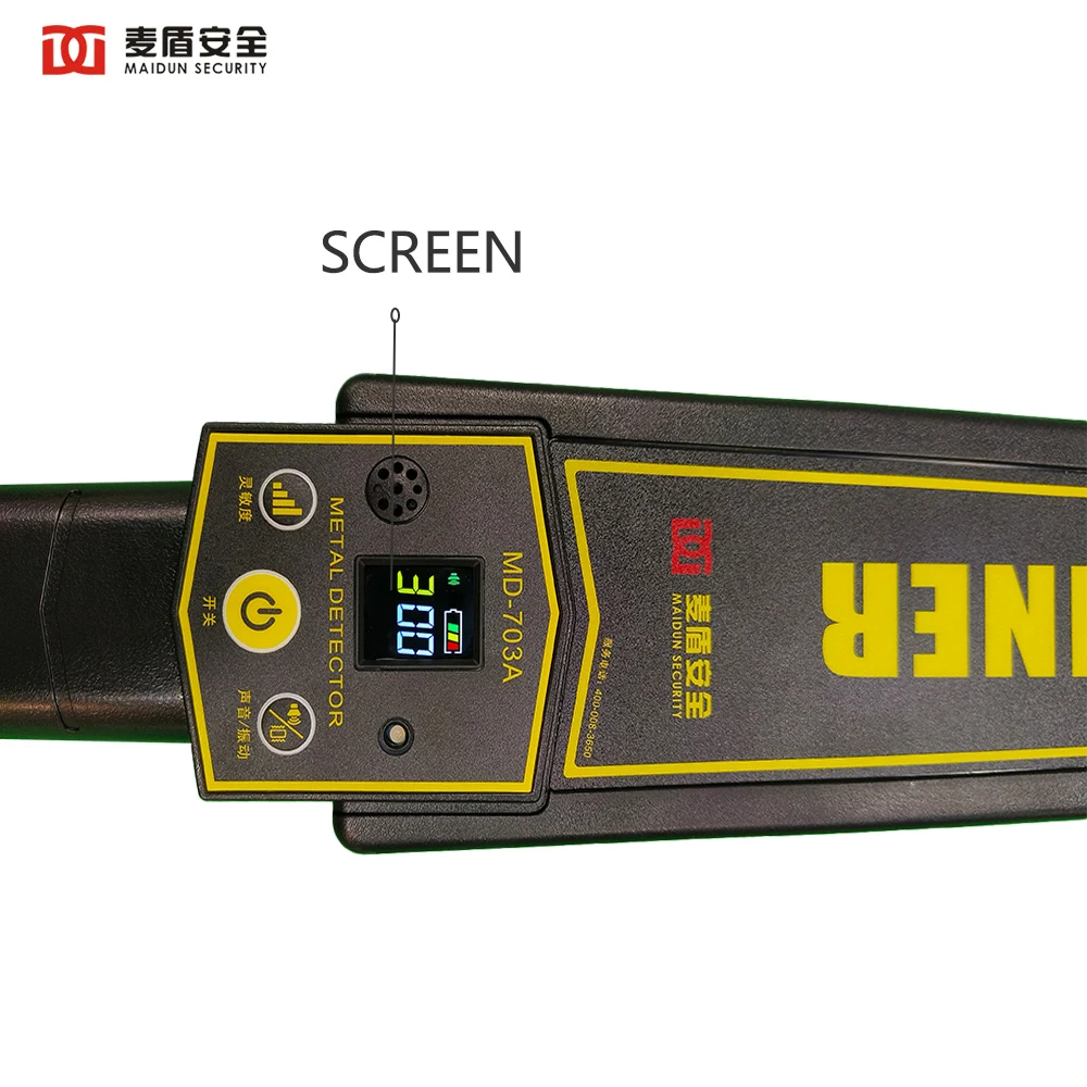 Factory Price Hand Held Metal Detector CE ISO RoSH Security Guard Equipment Body Scanning Wand for Security Checking