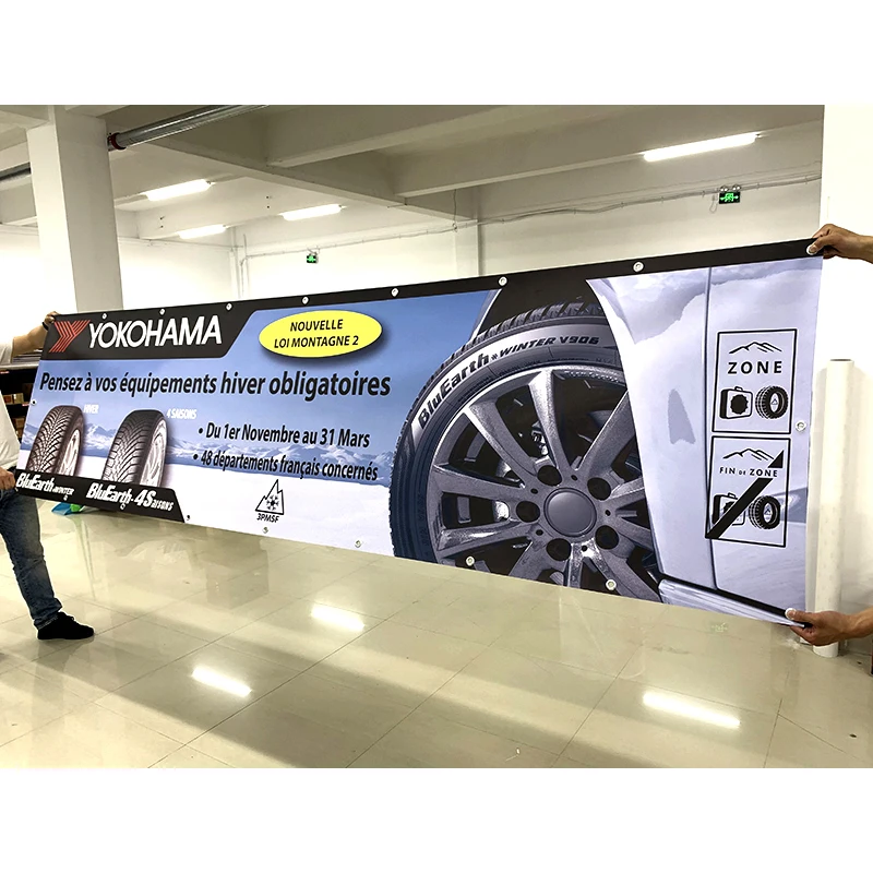 pvc flex banner of raw materials vinyl flex banner