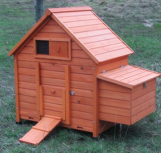 Factory Wholesale Chicken Coop Wooden Chicken House With Egg Nest Easy To Assemble Chicken Hen Cage