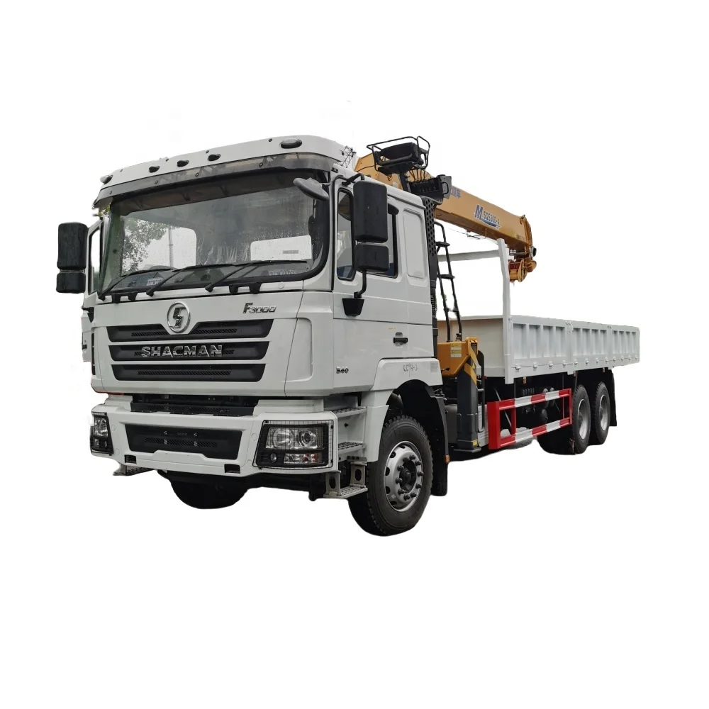 Factory Direct High Quality Right Hand Drive SHACMAN 6X4 Truck Mounted 12T XCMG Crane