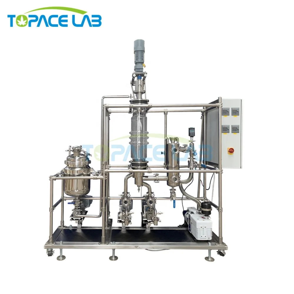 Topacelab Molecular Distillation Equipment Oil Distillation Extraction Equipment 2L~6L/H