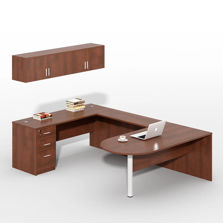 Direct Factory Price Excellent Modern White Metal Frame Office Desk Furniture Secretary Office Table