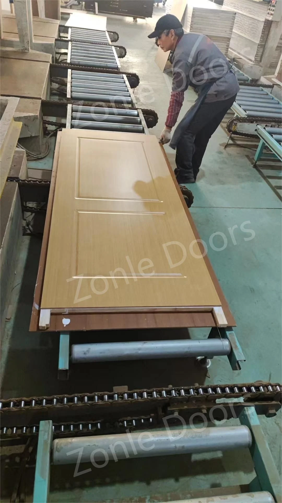 WPC Panel Plastic Simple Soundproof Plywood Composite Door Other Entry Interior Room Solid Wooden Doors Design House