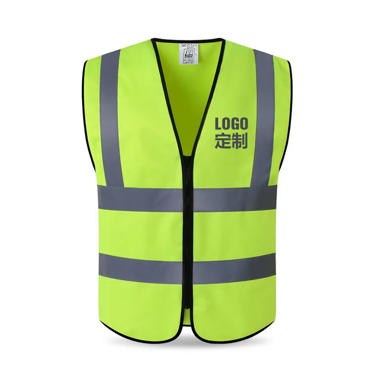 Hot Sale Cheap Yellow Orange High Visibility Construction Hi Vis Reflective Safety Vest