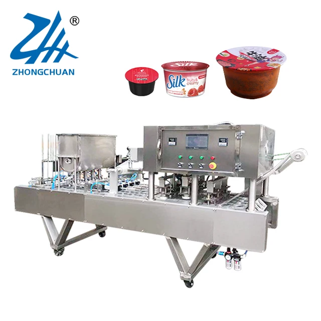 Hot Pot Seasoning Soy Sauce Vinegar Filling and Sealing Machine Small Cup Box Chili Sauce Filling and Sealing Machine
