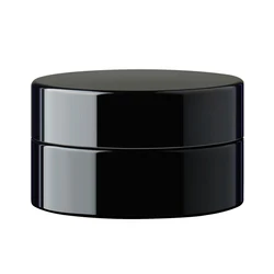 China manufacturer 10ml 15ml 30ml 50ml 60ml 100ml 250ml 500ml matte black uv glass cosmetic violet protection glass jar
