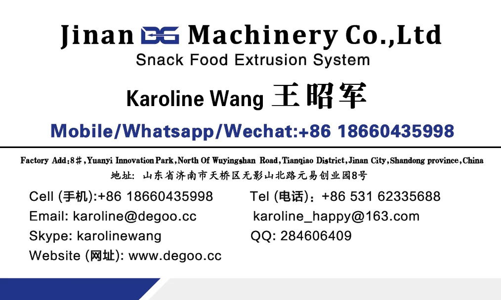 Fried Snack Pellets Puffed Food Extrusion Machine