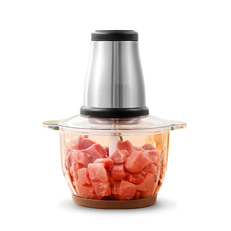 Household Automatic 2L Frozen Meat Easy Chopper Meat Grinder Knife Meat Grinder Machine