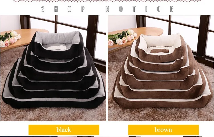 Thickened warm winter cotton golden retriever Labrador big dog bed deep sleep comfortable pet mat dog mattress