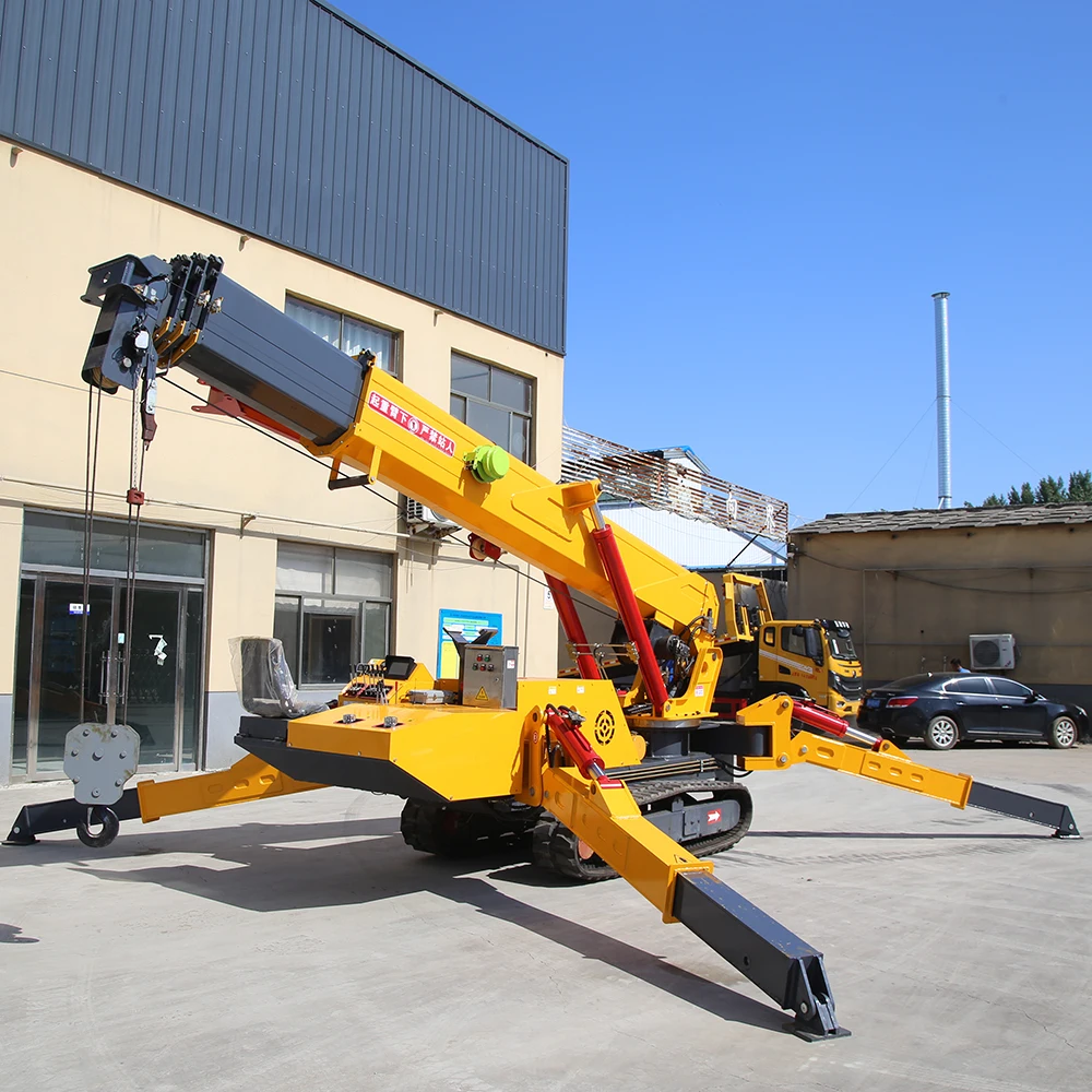 Get a Wholesale Mini Lifting Crane for Lifting Loads Small Crans Construction Crawler Crane Hydraulic Lift