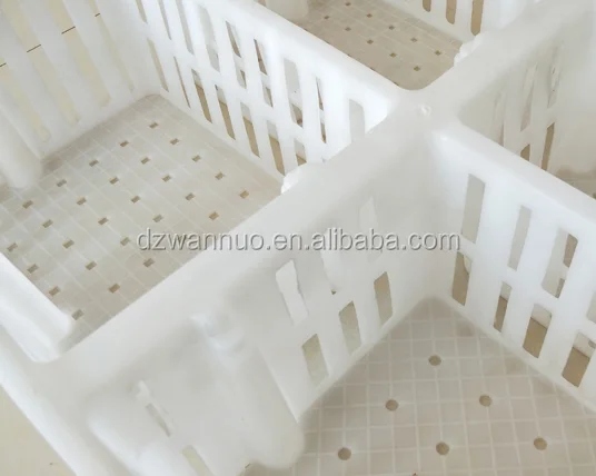 Live курица Клетка для цыплят пластиковую коробку птицы пластиковые транспортный ящик утка куриный