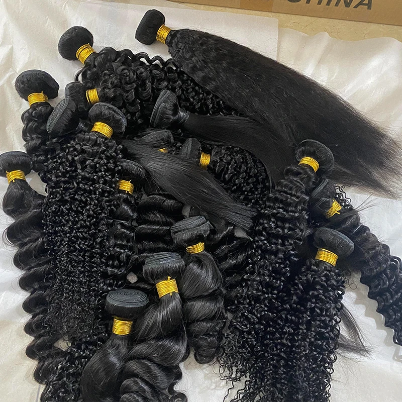 Free Sample Mink Brazilian Hair,Virgin Cuticle Aligned Raw Human Hair Extensions ,Human Hair Bundles Vendors