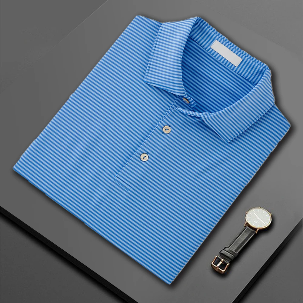 Luxury High Quality  Oversized Moisture Wicking Custom Polo Shirts With Embroidery Logo Print Polo Golf T-shirt