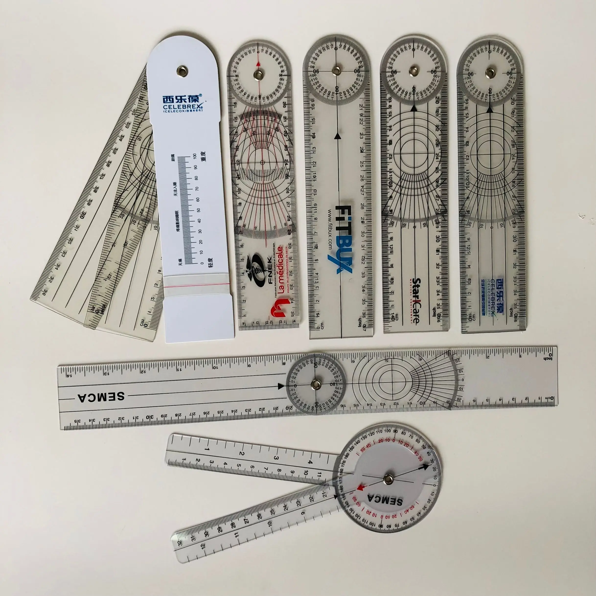Goniometer Plastic Ruler